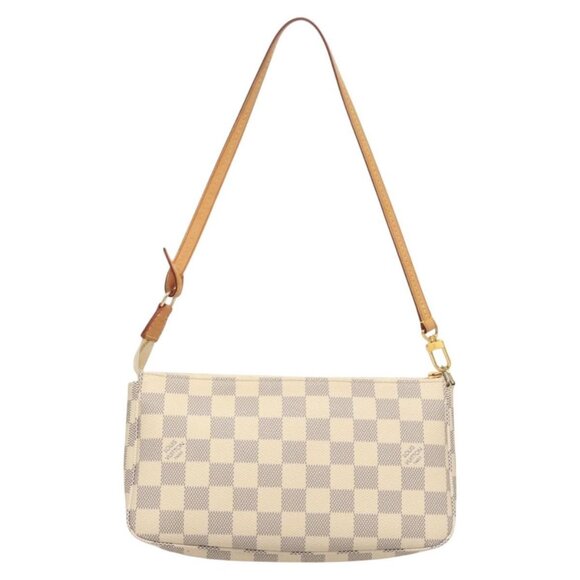 LOUIS VUITTON Damier Azur Pochette Accessoires Pouch LV Auth - Picture 3 of 16